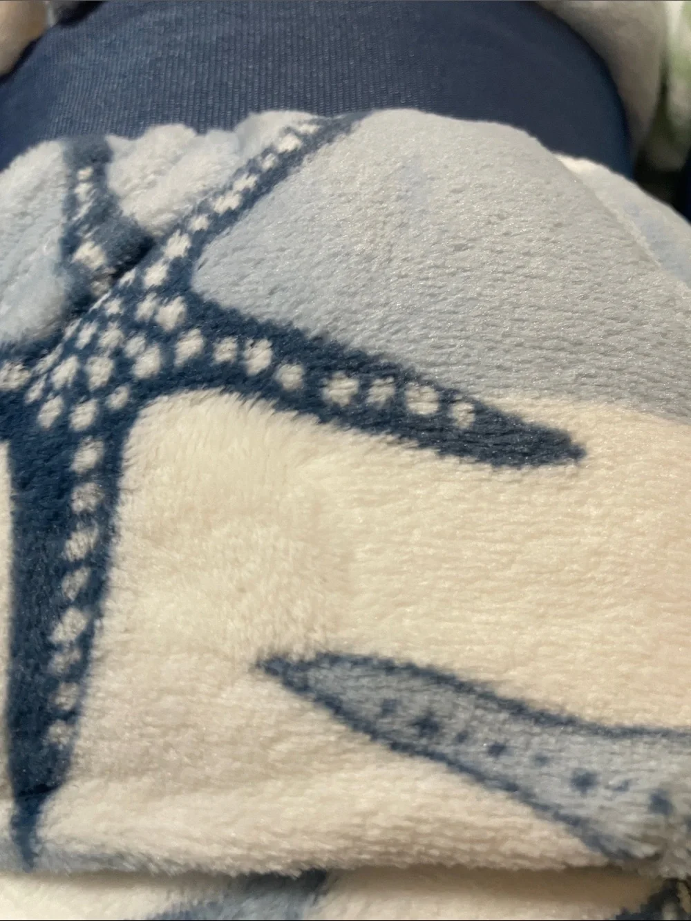 Velvet Throw Blankets set of 2 NWT coastal theme soft & light beautiful colors